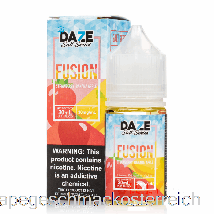 Geeister Erdbeer-Bananen-Apfel – 7 Daze Fusion Salts – 30 Ml 50 Mg Vape-Geschmack